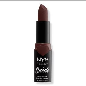 NYX Suède Matte Lipstick Shade Cold Brew (true brown) 🆕